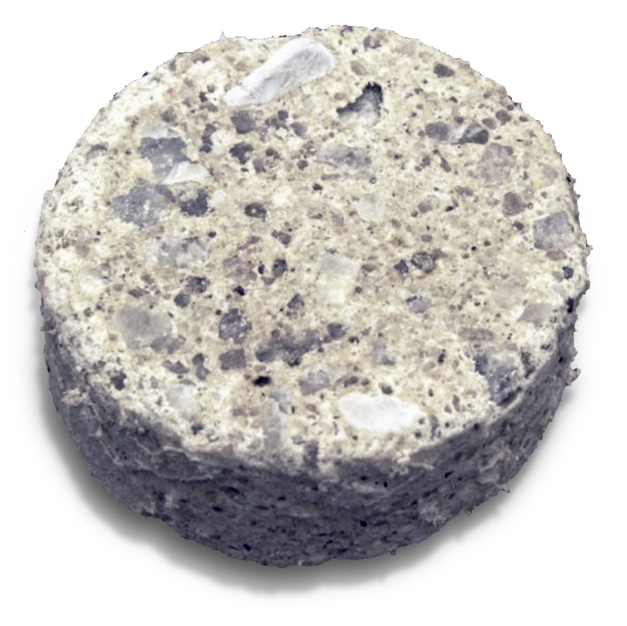 MarMac Concrete Antimicrobial Concrete Admixture AMX 5500 treated puck