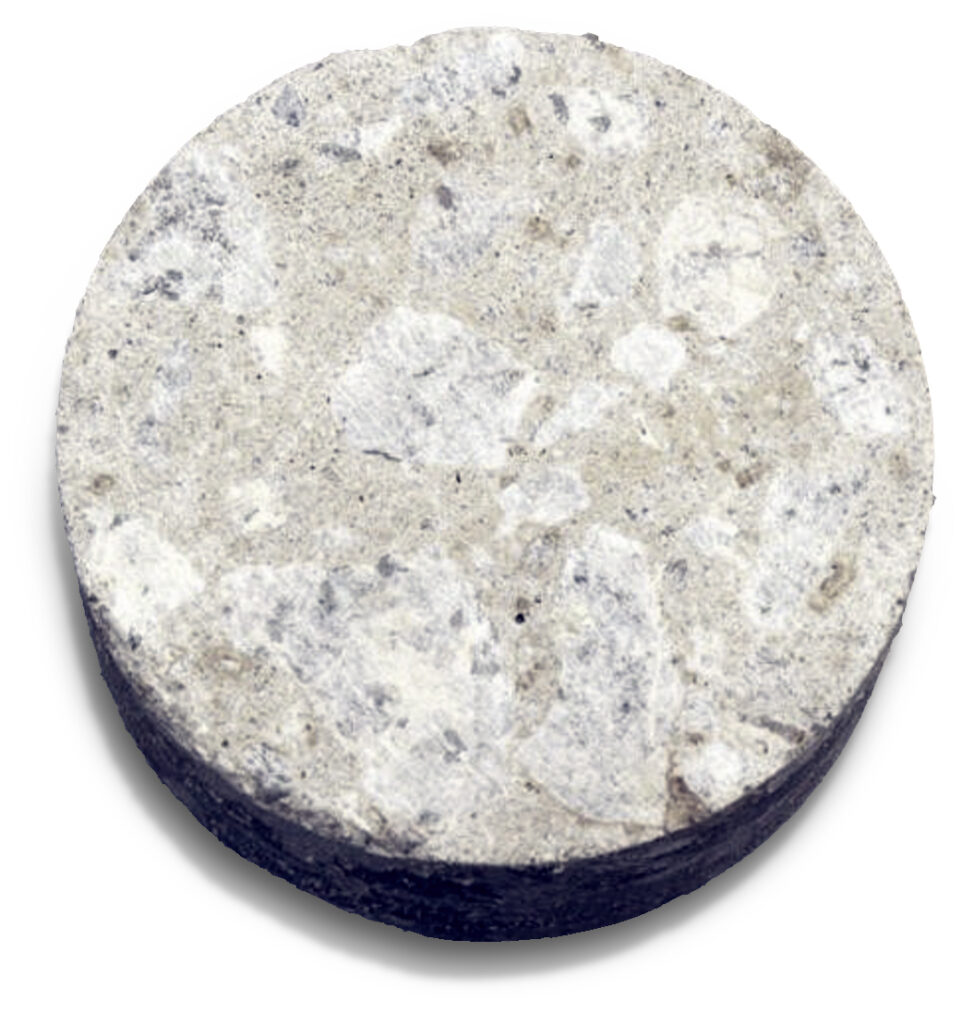 MarMac Concrete Antimicrobial Concrete Admixture AMX 5500 Control puck